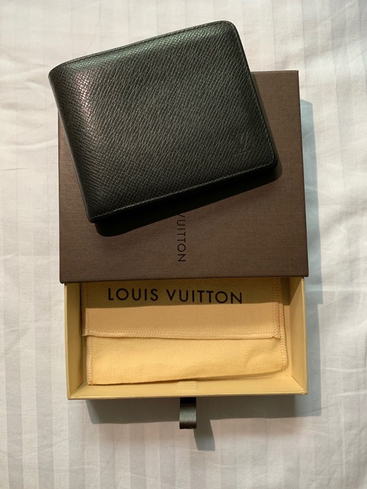 Louis Vuitton Wallet Taiga Leather, Luxury, Bags & Wallets on 