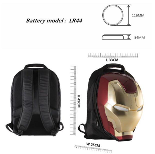 Marvel iron discount man backpack