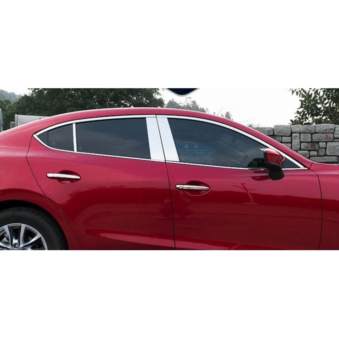 mazda 3 chrome window trim