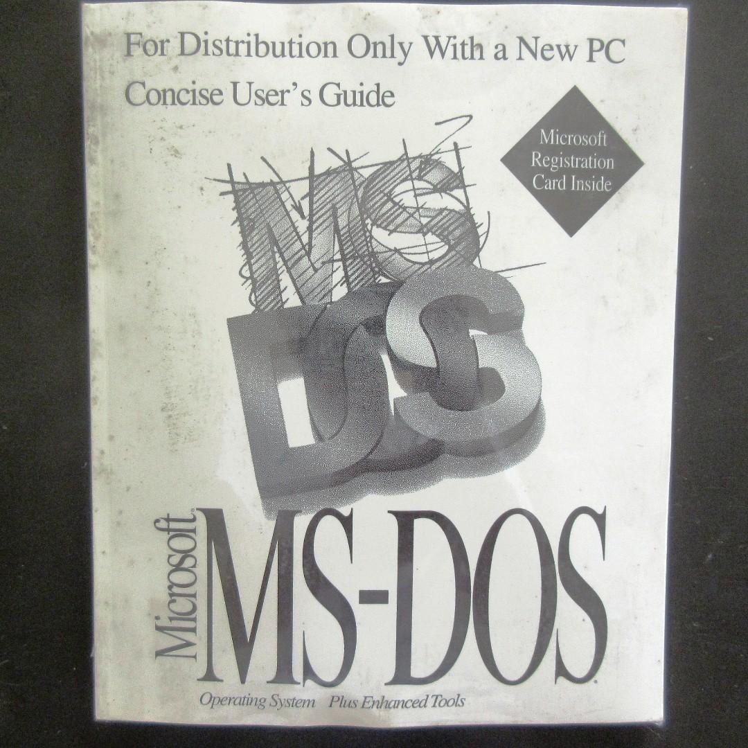 Microsoft MS-DOS Software and User Guide #HBDCarousell (Category: Software) located in Manila. Submitted by maul653 (Listing ID 243687331, Image 1). Description: Microsoft MS-DOS Software and User Guide. Genuine. Came with PC. PC not being used anymore. Still completely packed and sealed. Unopened. What you see in the photos is the actual item. Payment: Bank deposit (BPI), GCash, PayMaya. Delivery: Via ABest Express, cost to be shouldered by the 