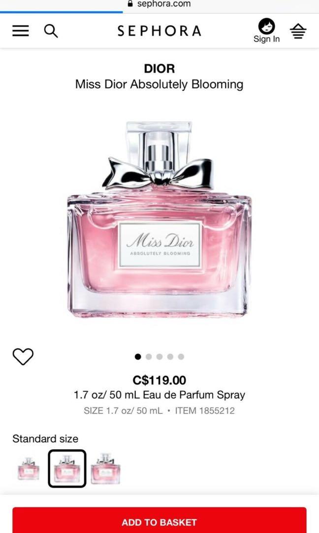 miss dior price