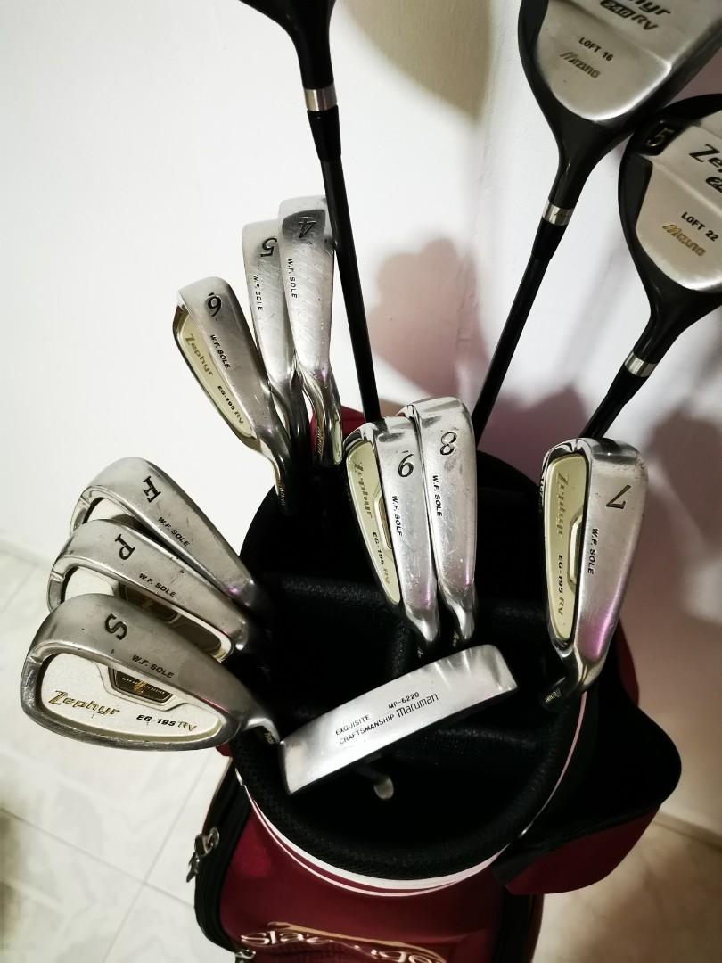 Mizuno Zephyr ladies set for beginners Sports Equipment Sports Games Golf on Carousell