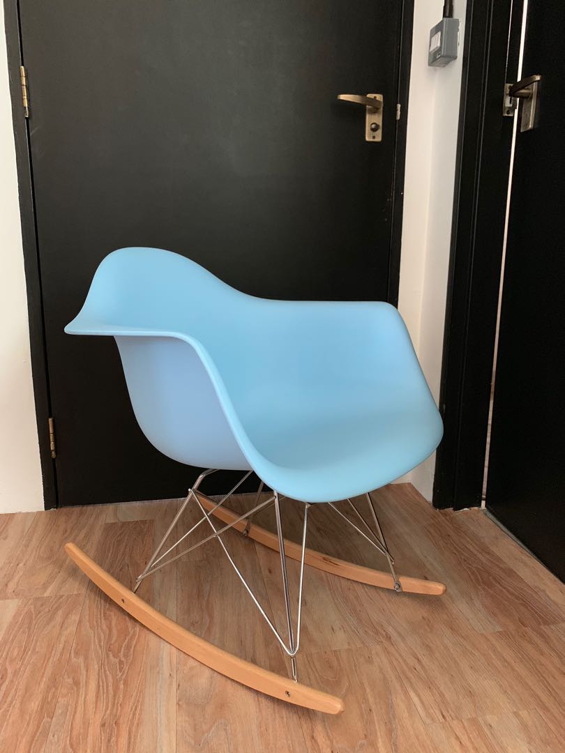 Moving Out Sale Eames Inspired Rocking Chair On Carousell