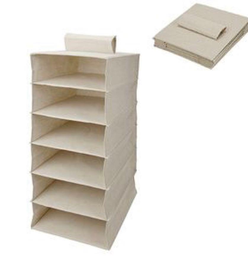 Muji Hanging Wardrobe Organiser Furniture Shelves Drawers On