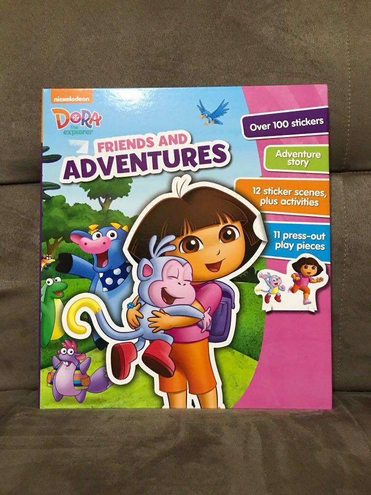 Nickelodeon Dora The Explorer Friends Adventures Activities File Book Books Stationery Children S Books On Carousell