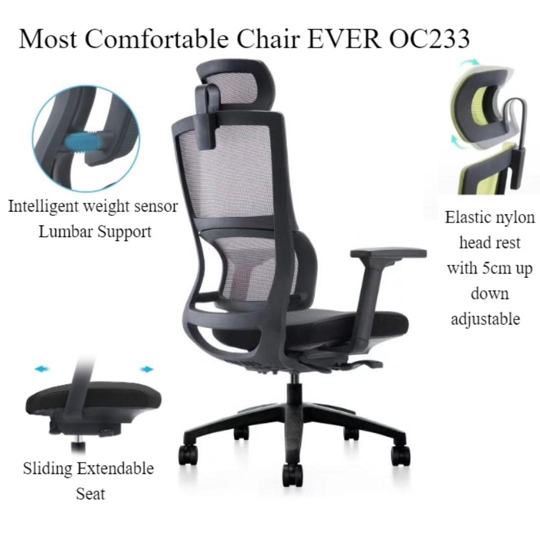 office computer chair  most comfortable 1 year warranty