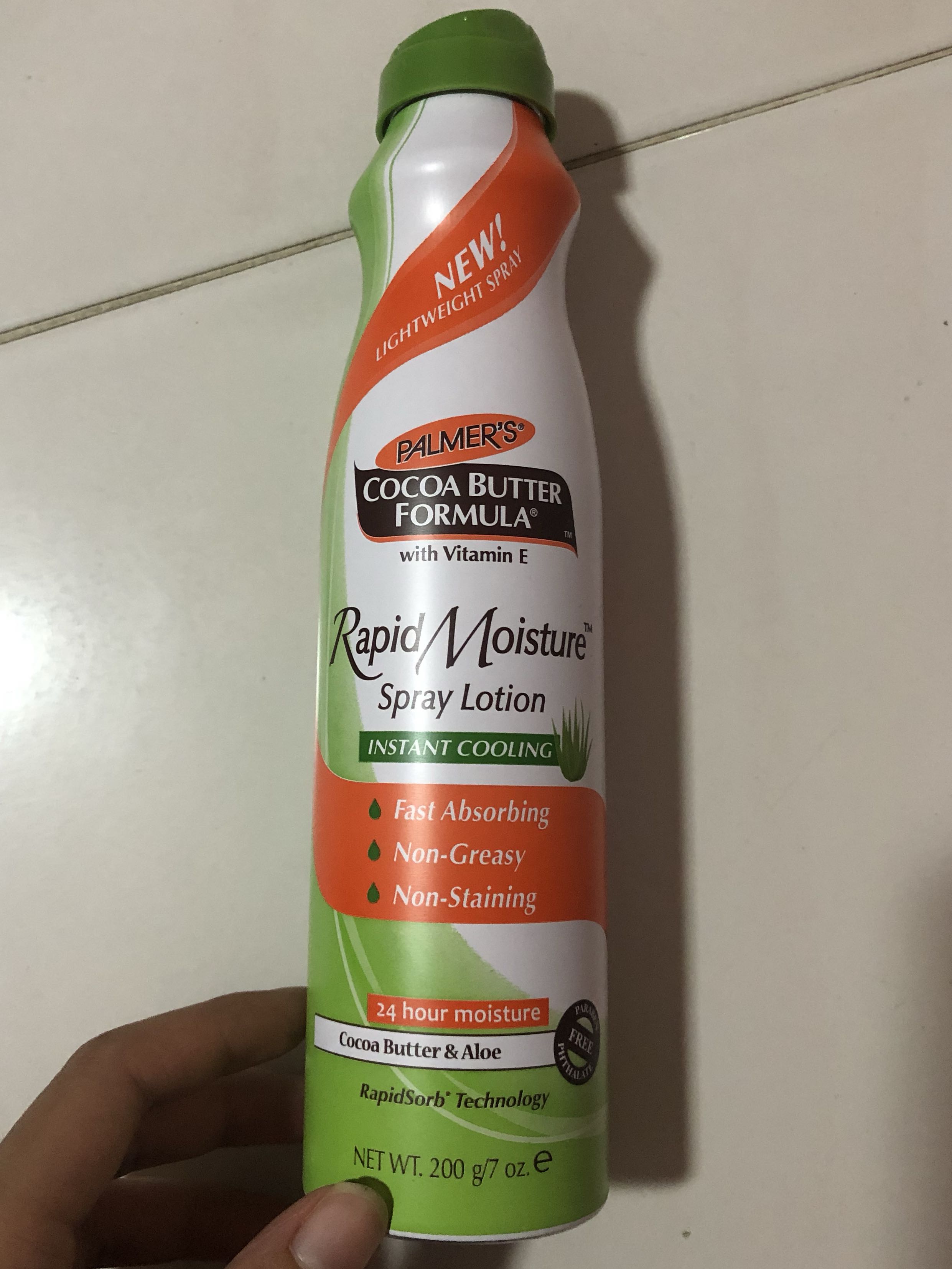 Palmer’s Cocoa Butter Aloe Rapid Moisture Spray Lotion, Beauty