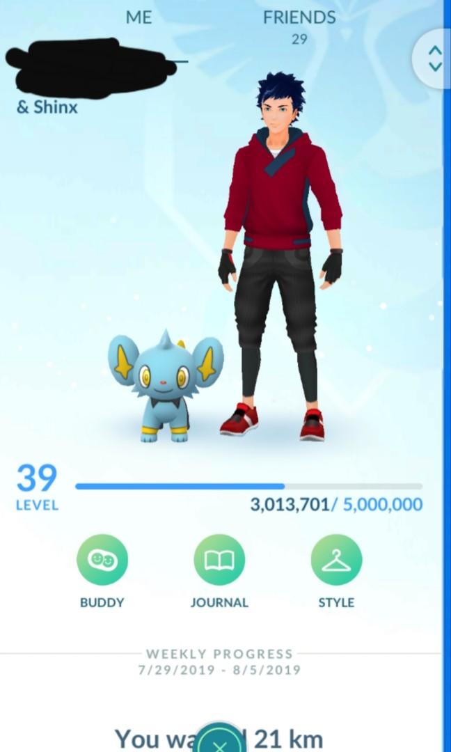 Pokemon Go Lvl 39 Mystic Account Toys Games Video Gaming Video Games On Carousell
