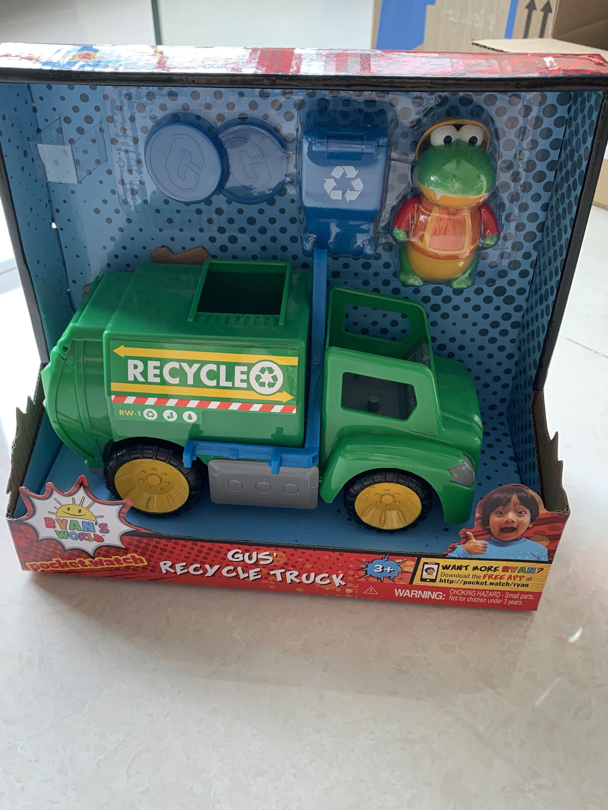 ryan's world gus recycle truck