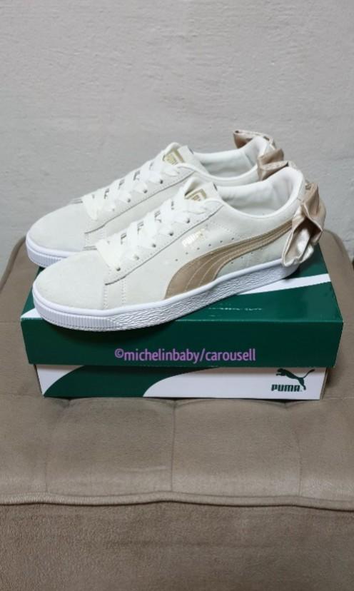 Puma Basket Heart Suede Bow Varsity