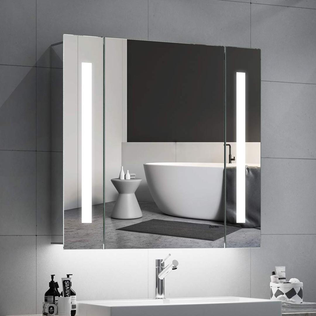 Bnib Quavikey Led Illuminated Bathroom Mirror Cabinet 650 W X600 H X120 D Mm Furniture Others On Carousell White bathroom cabinets mirror bathroom cabinets corner bathroom cabinets bathroom cabinets with lights tall bathroom cabinets. bnib quavikey led illuminated bathroom mirror cabinet 650 w x600 h x120 d mm
