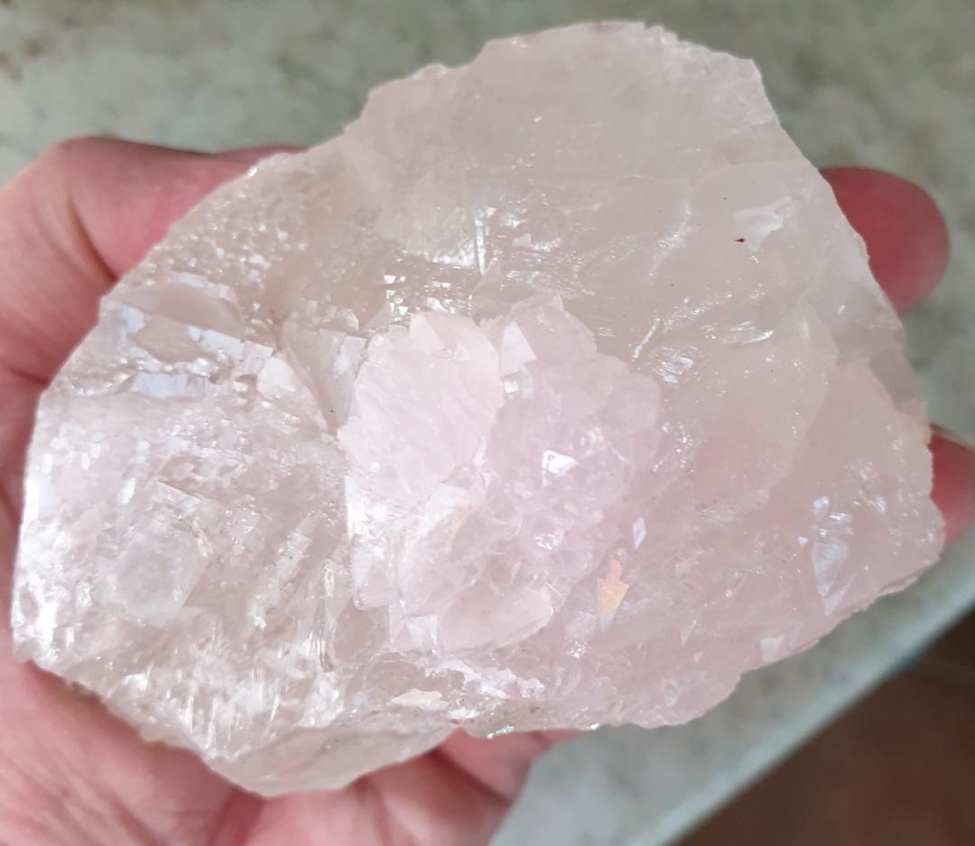 clear rose quartz