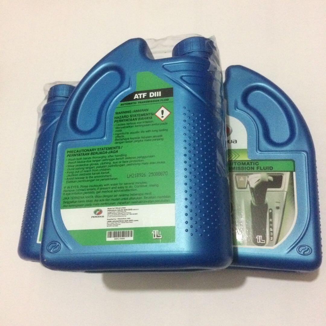SC71 Minyak gearbox PRODUA ATF DIII for PERODUA MYVI, KELISA, KENARI