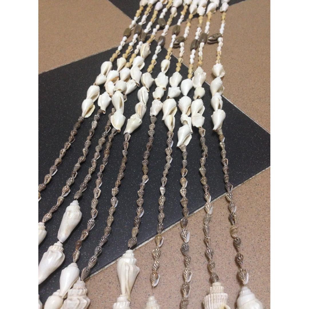 Sea Shells Curtain Beads String Hanging Seashell Beach Door On