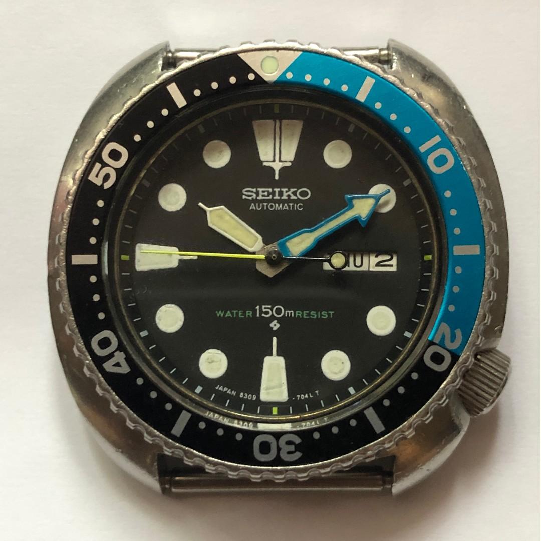 SEIKO 6309-7040 TURTLE SERIAL # 126742 MOD Batman Bezel COD ACCEPTED, Men's  Fashion, Watches & Accessories, Watches on Carousell