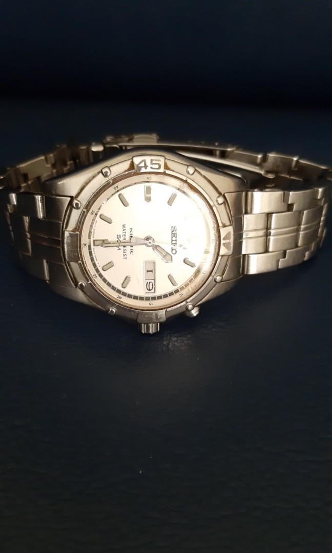 Seiko kinetic 50m watch clearance