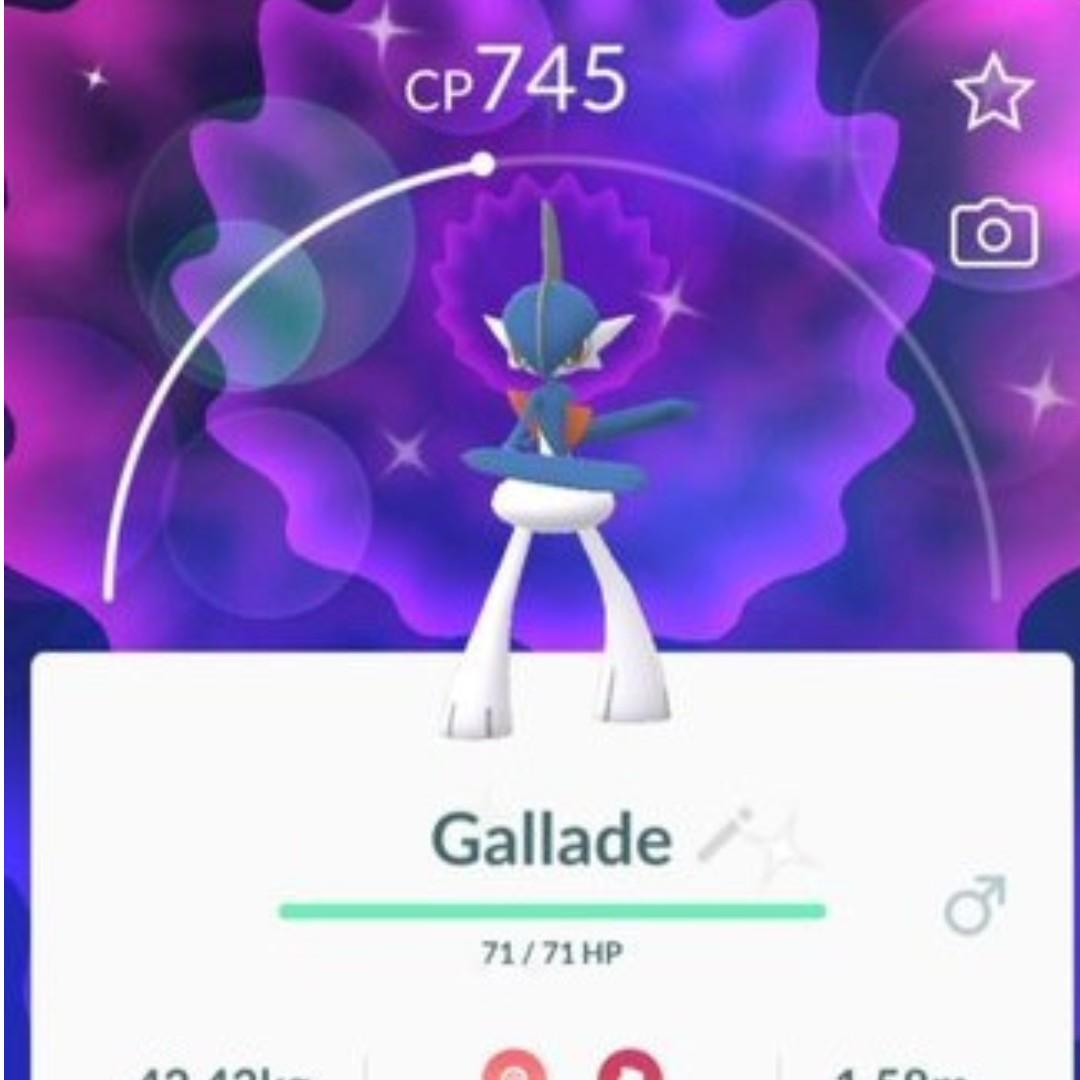 Shiny Gallade Pokemon Go Toys Games Video Gaming Video Games On Carousell