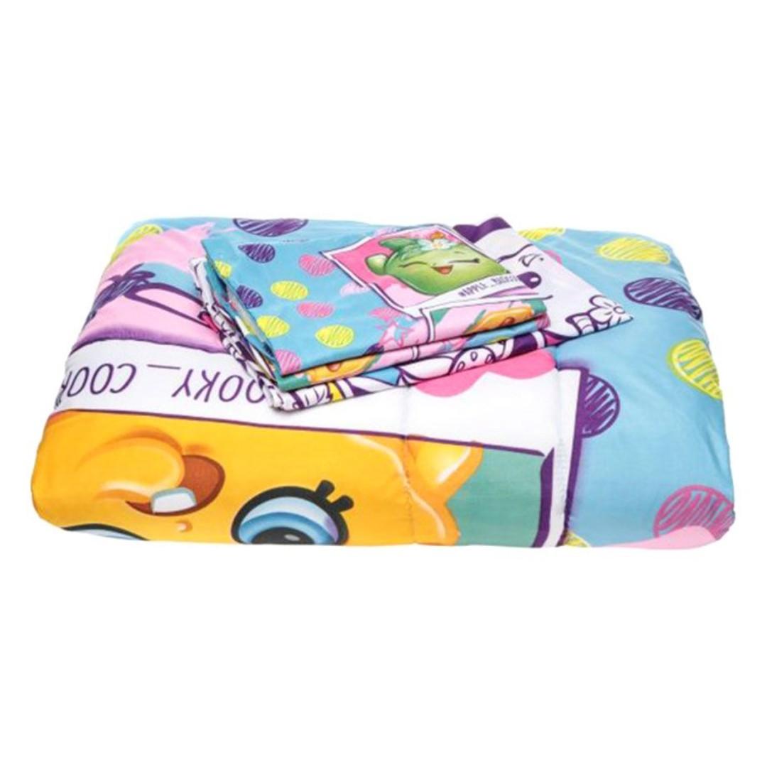 Shopkins 4pc Comforter Full / Double Bedding Set Turquoise ...