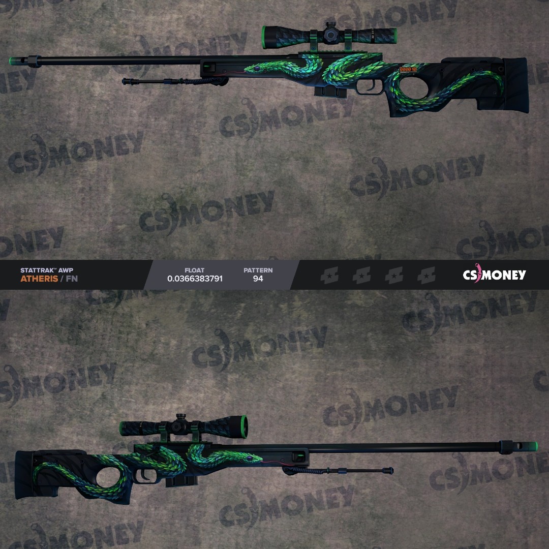 CSGO ST Awp Atheris FN, Video Gaming, Gaming Accessories, In-Game Products  on Carousell