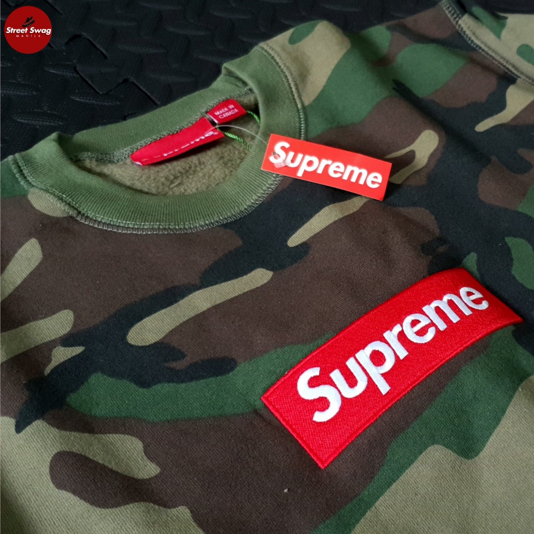 supreme camo bogo hoodie