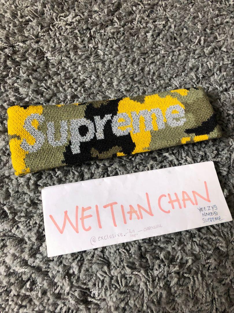 supreme camo headband