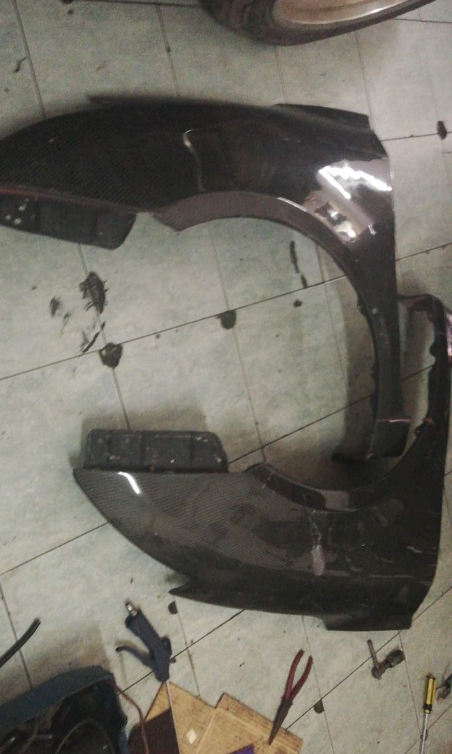 Suzuki Swift carbon fiber fenders, Auto Accessories on Carousell