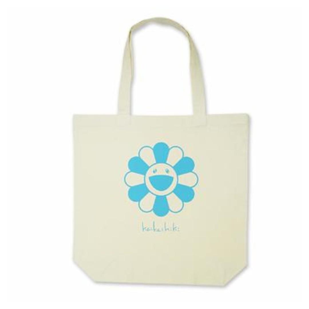 Takashi Murakami Kaikai Kiki Perrier Water Logo Tote Bag