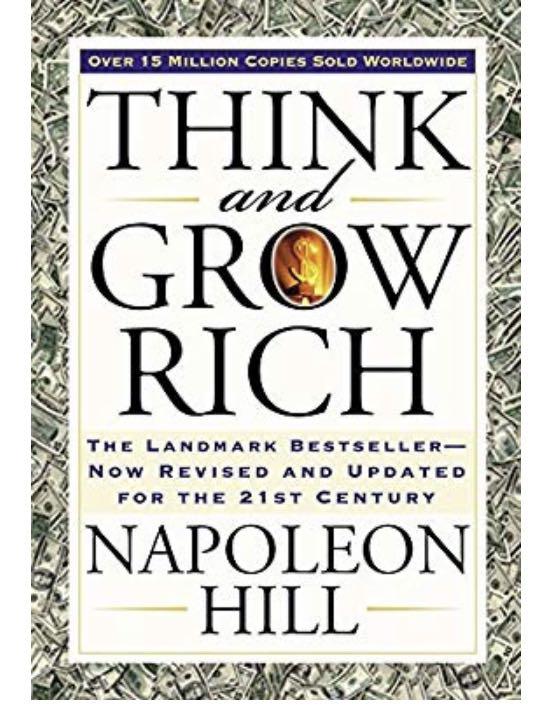 Think And Grow Rich By Napoleon Hill Books Stationery Non Fiction On Carousell