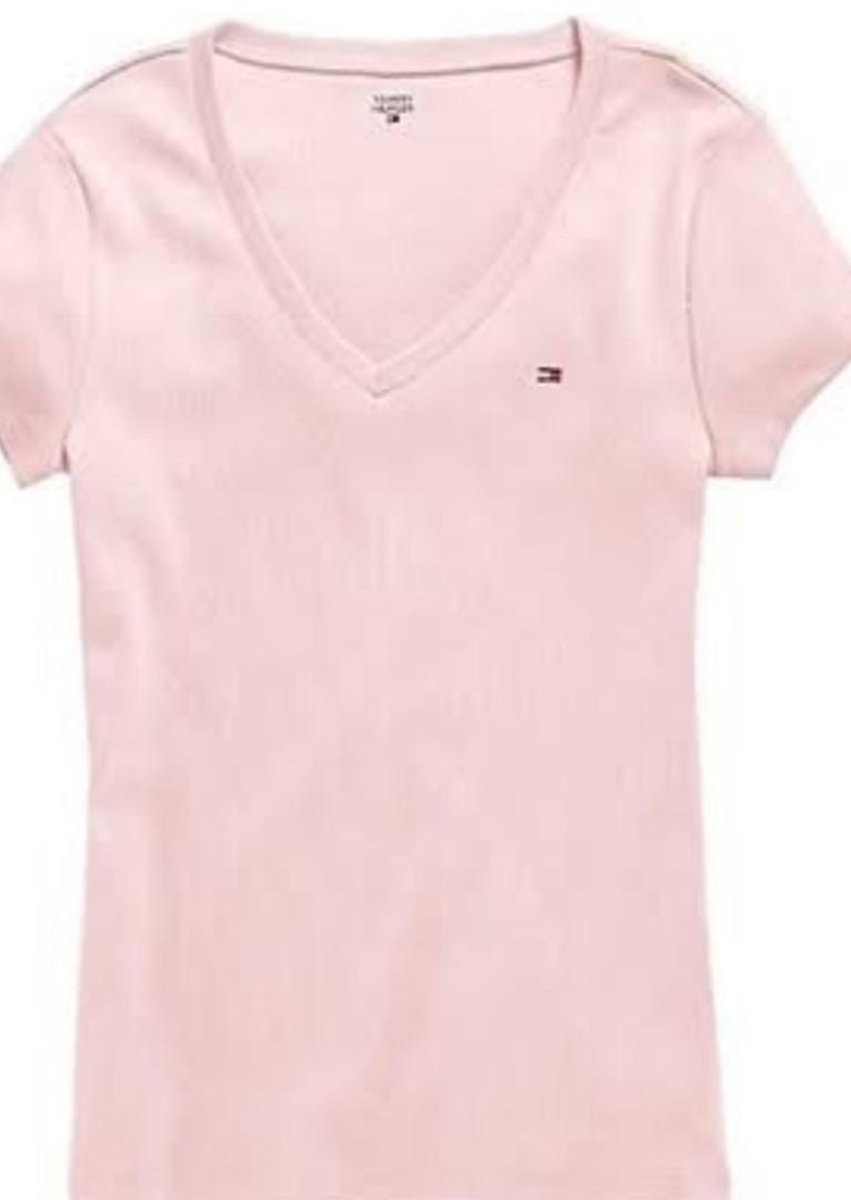 womens pink tommy hilfiger t shirt