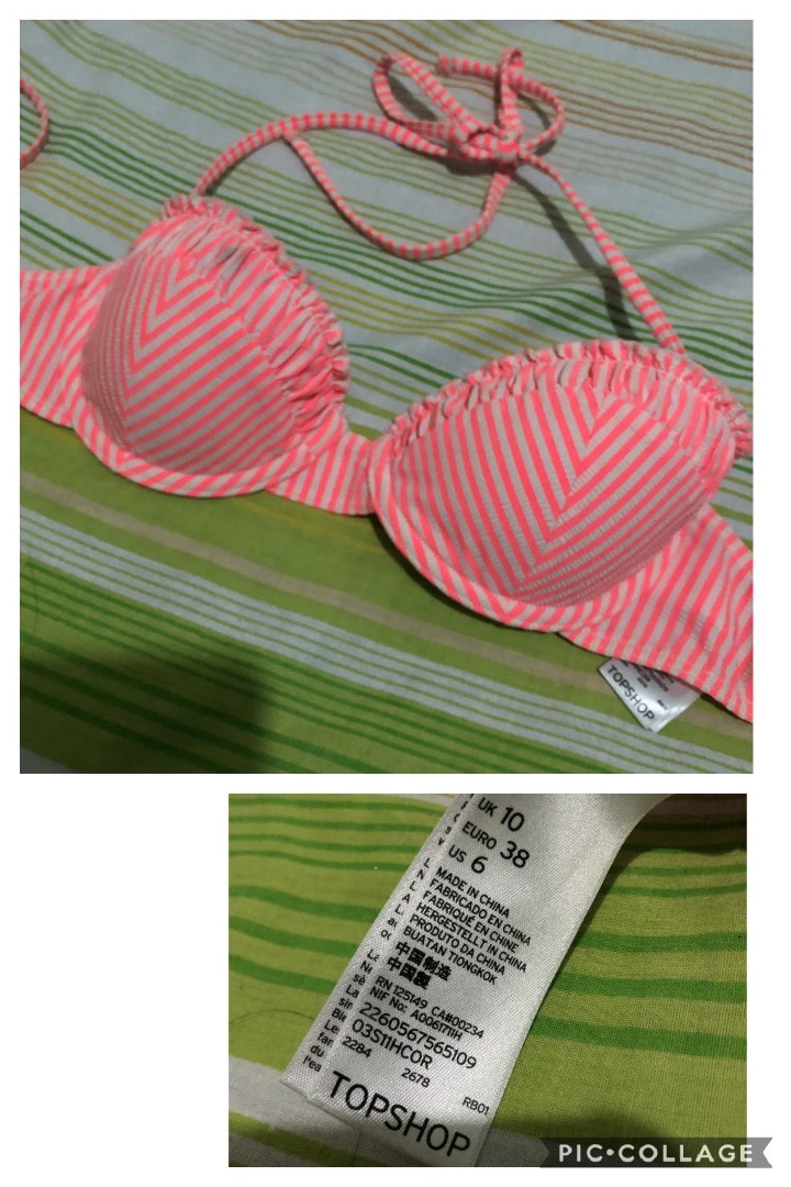 topshop neon bikini