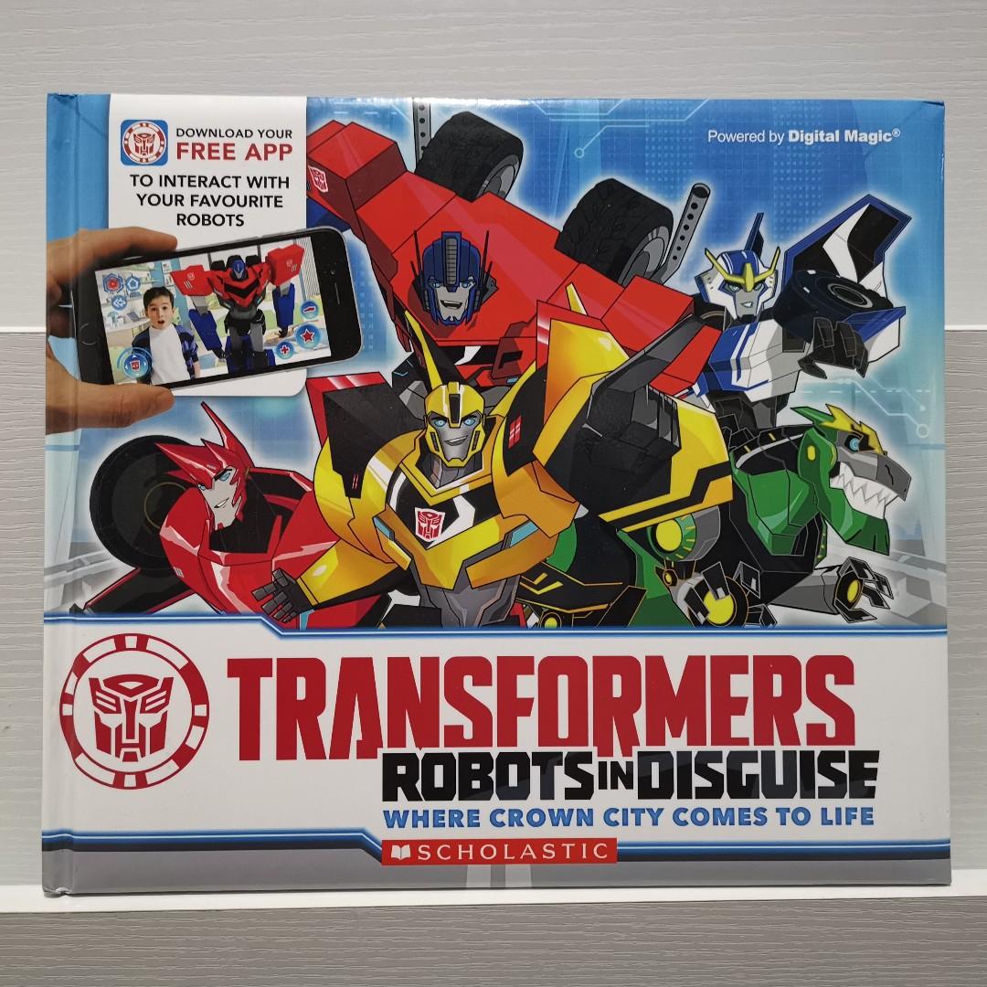 Download Transformers Robots In Disguise Where Crown City Comes To Life Interactive Story Book With App Hobbies Toys Books Magazines Children S Books On Carousell