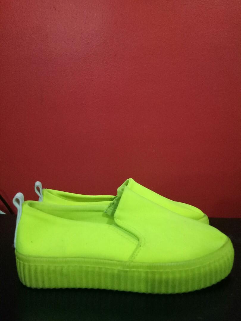 neon green sneakers for women