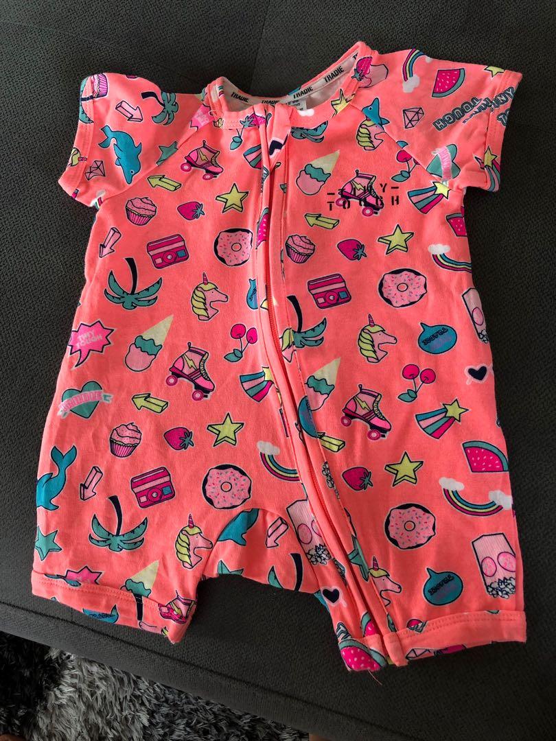 tradie baby onesie