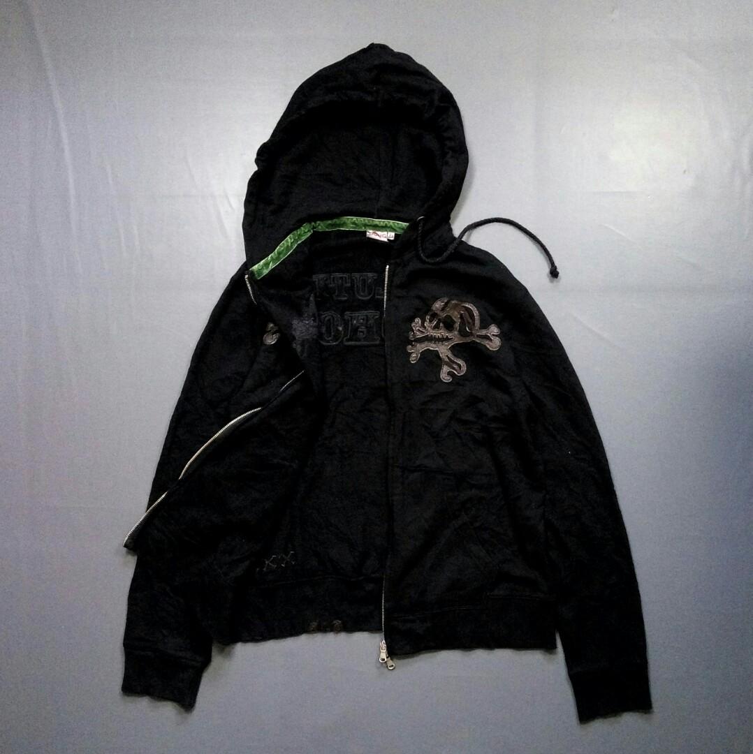 Zip Hoodie Dohc Fesyen Pria Pakaian Baju Luaran Di Carousell