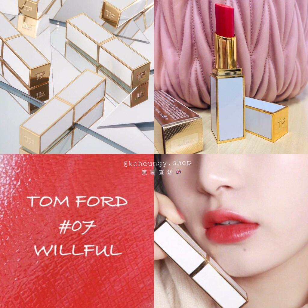 斷貨皇?英國預訂] Tom Ford Ultra Shine Lip Colour # 07 Willful (Coral Red) |  白管唇膏珊瑚紅色, 美容＆化妝品, 健康及美容- 皮膚護理, 化妝品- Carousell