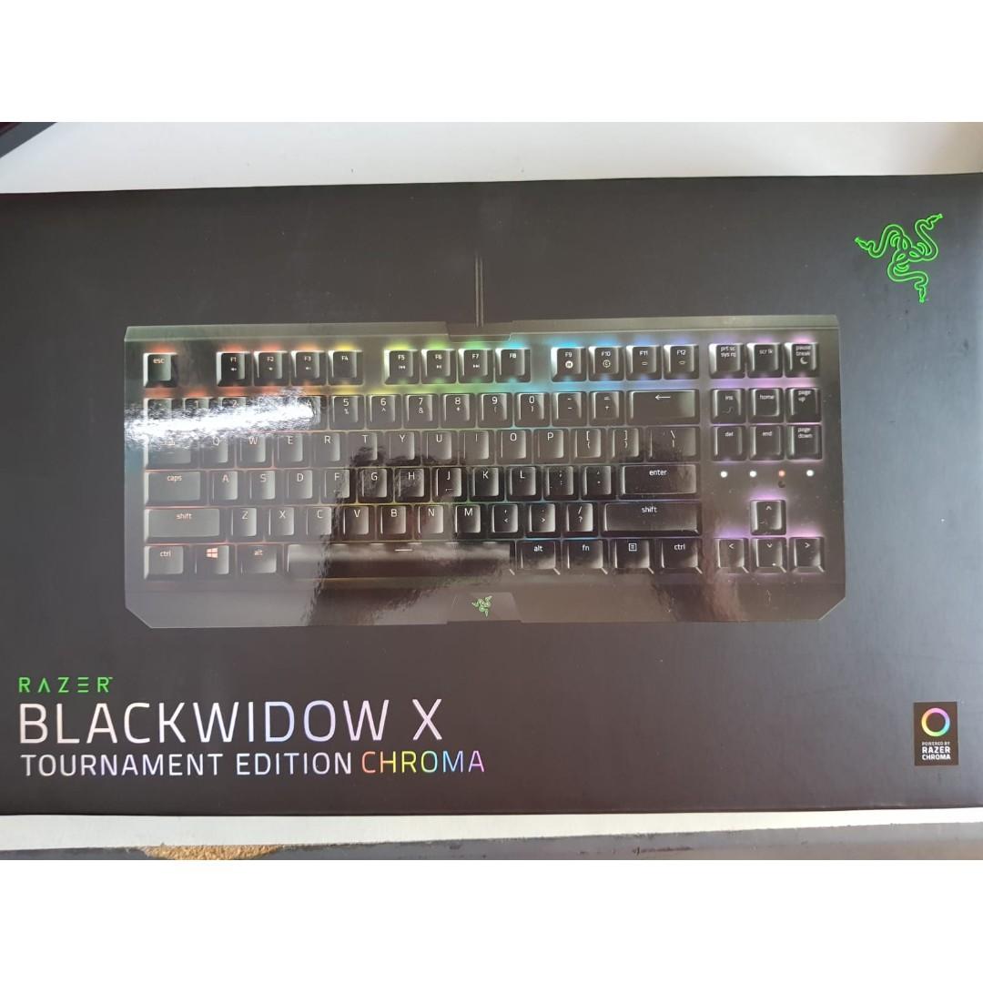 Wts Bnib Razer Blackwidow X Tournament Edition Chroma Gaming Keyboard Electronics Computer Parts Accessories On Carousell