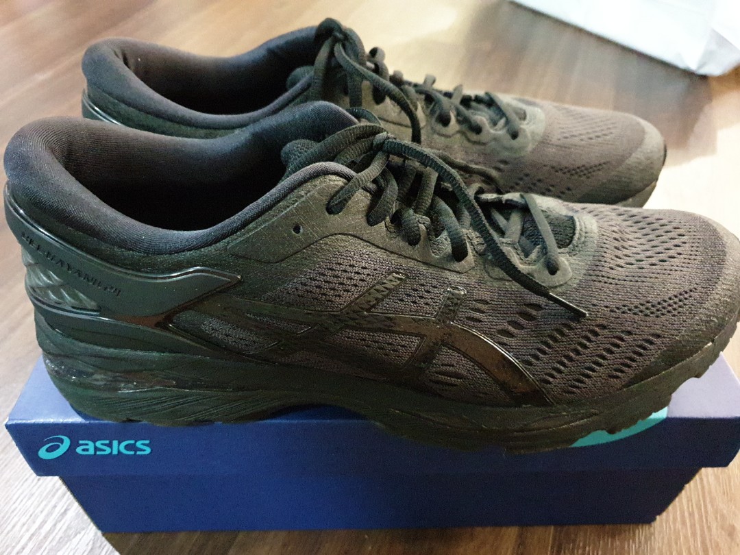 Asics Gel Kayano 24 Black Carbon Men s Fashion Footwear Dress Shoes on Carousell