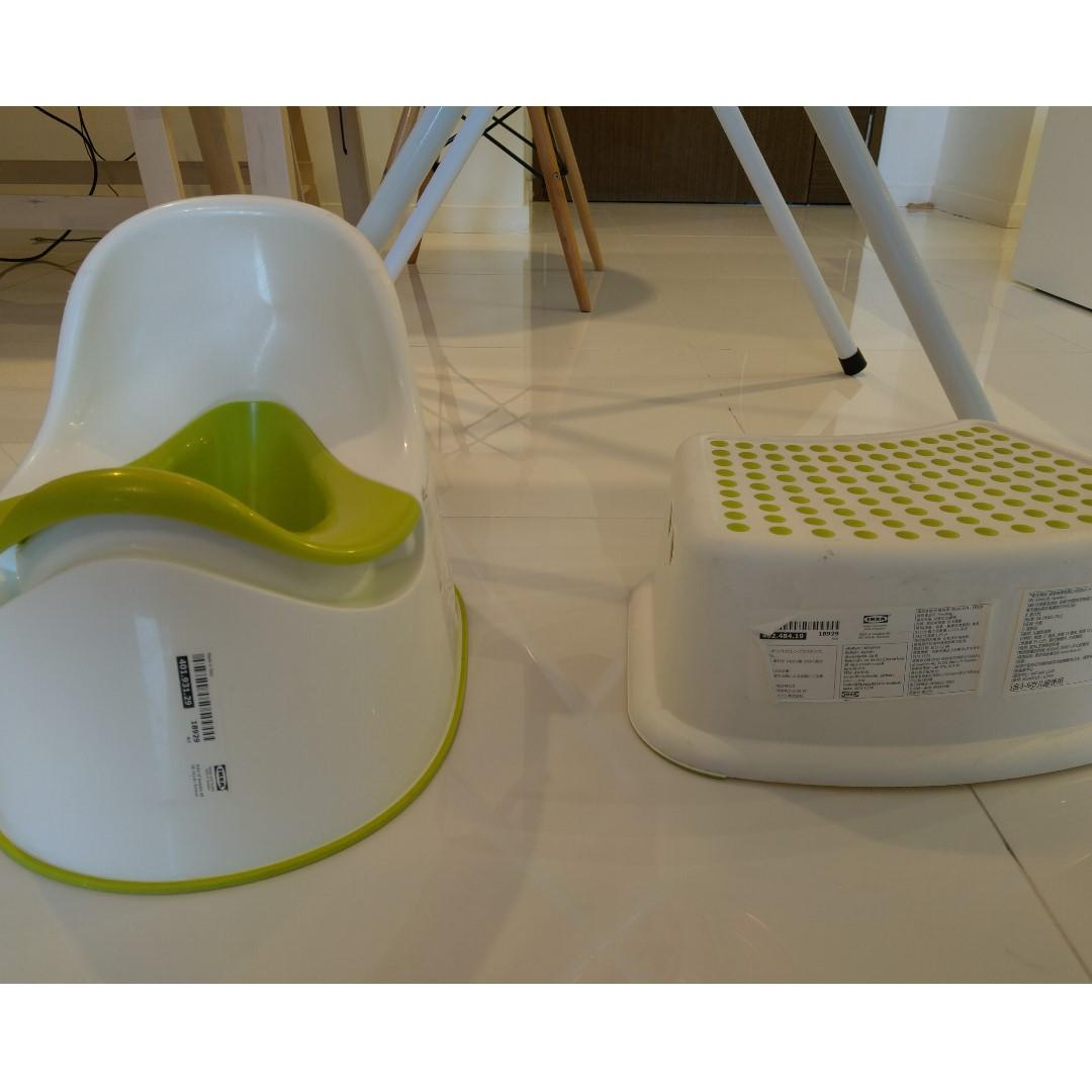Baby Bathtub With Stand Ikea Potty Ikea Kids Stool Bundle Babies Kids Bathing Changing Bathtub Bath Accessories On Carousell
