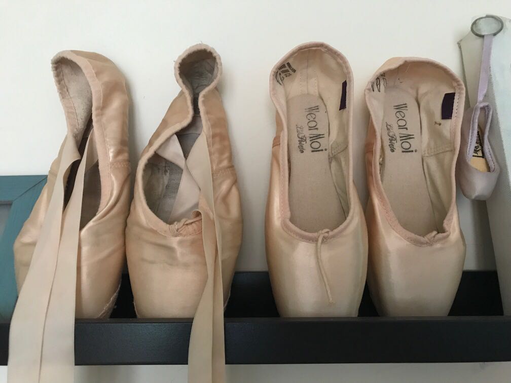 ballet shoes en pointe