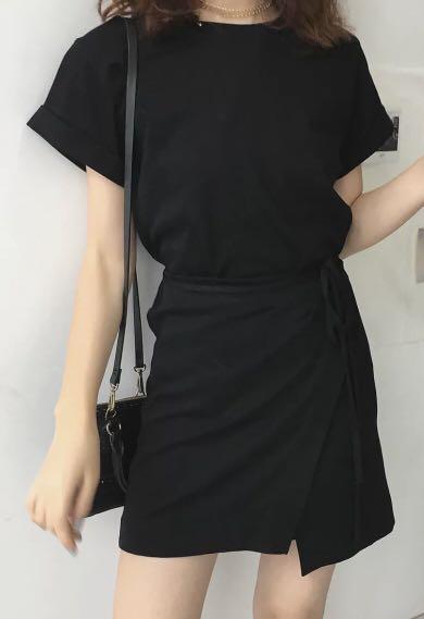Black Wrap Shirt Dress Women S Fashion Clothes Dresses Skirts On Carousell Black Wrap Shirt Dress Women S Fashion Clothes Dresses Skirts On Carousell