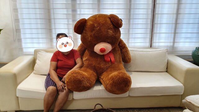 Blue Magic life size Teddy Bear, Babies & Kids, Infant Playtime on