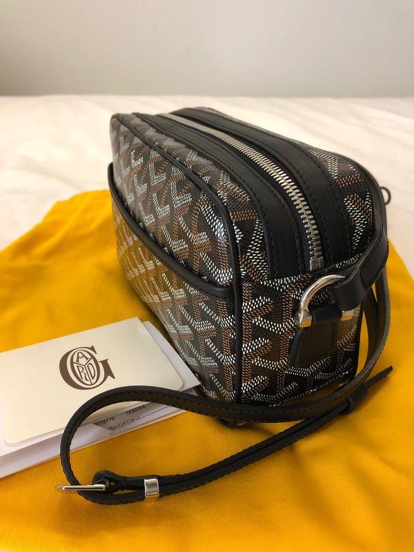 GOYARD Goyardine Sac Cap Vert Black 68984