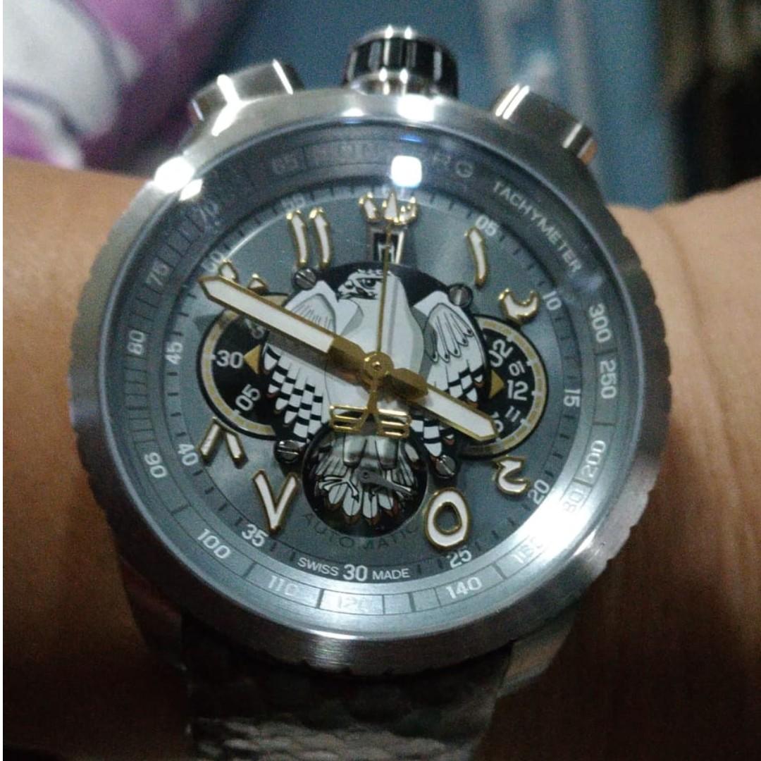 Bomberg Bolt 68 Falcon Chronograph Le Automatic Men s Watch BS47CHASS.025 6.3 Full Set Luxury Watches on Carousell