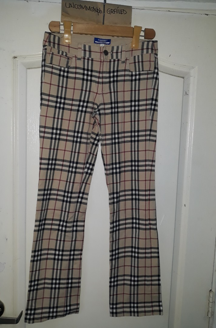 burberry plaid pants