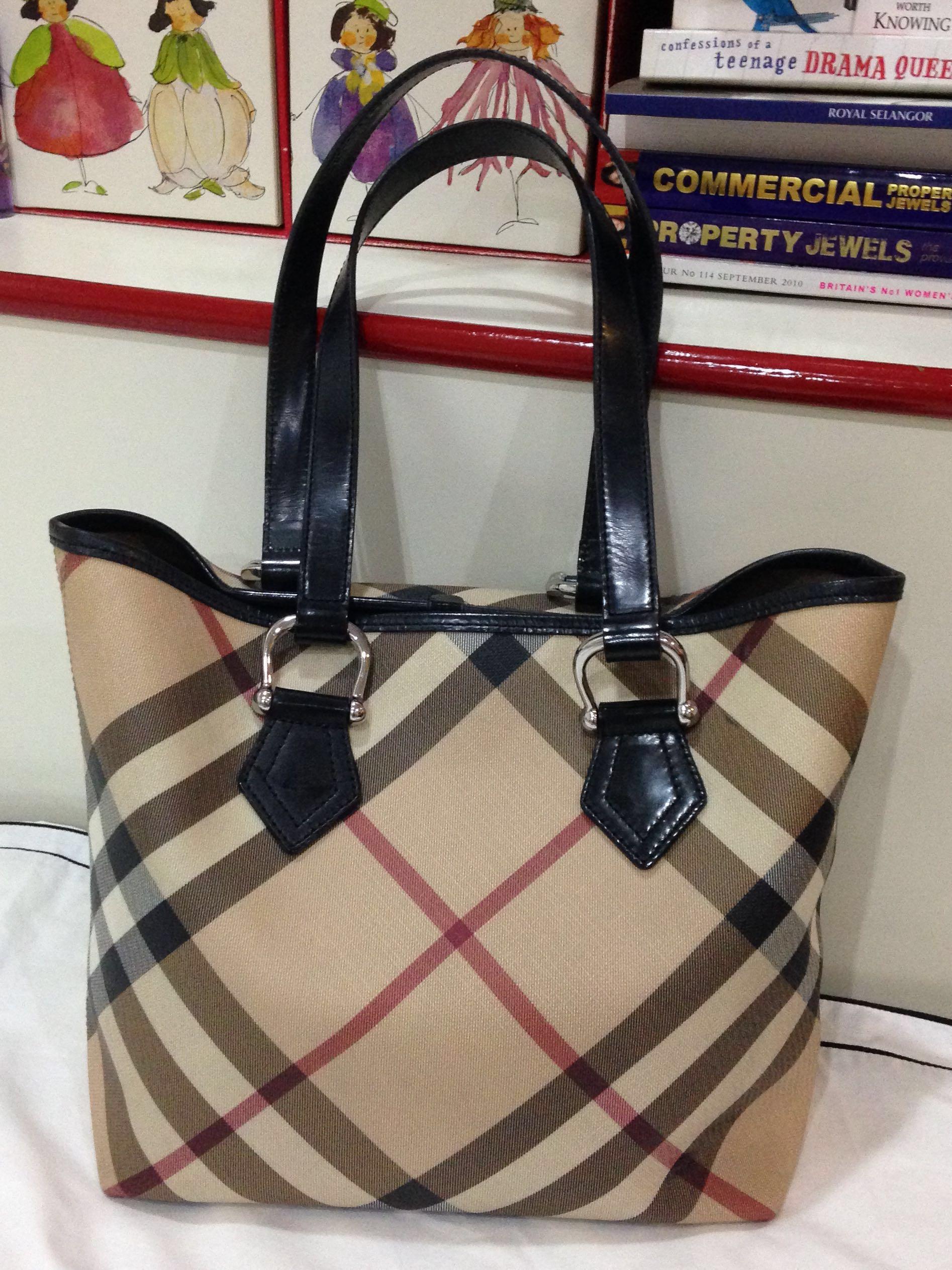 BUY / RENT ? Authentic BURBERRY Nova Check Tote Bag, Luxury, Bags &  Wallets on Carousell