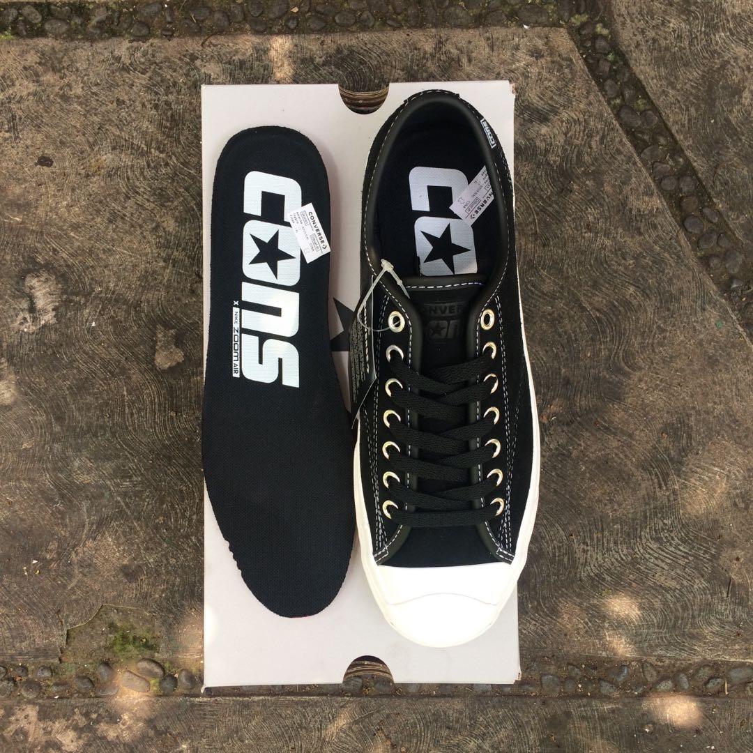 Converse Jack Purcell Pro Suede Fesyen Pria Sepatu Sneakers di