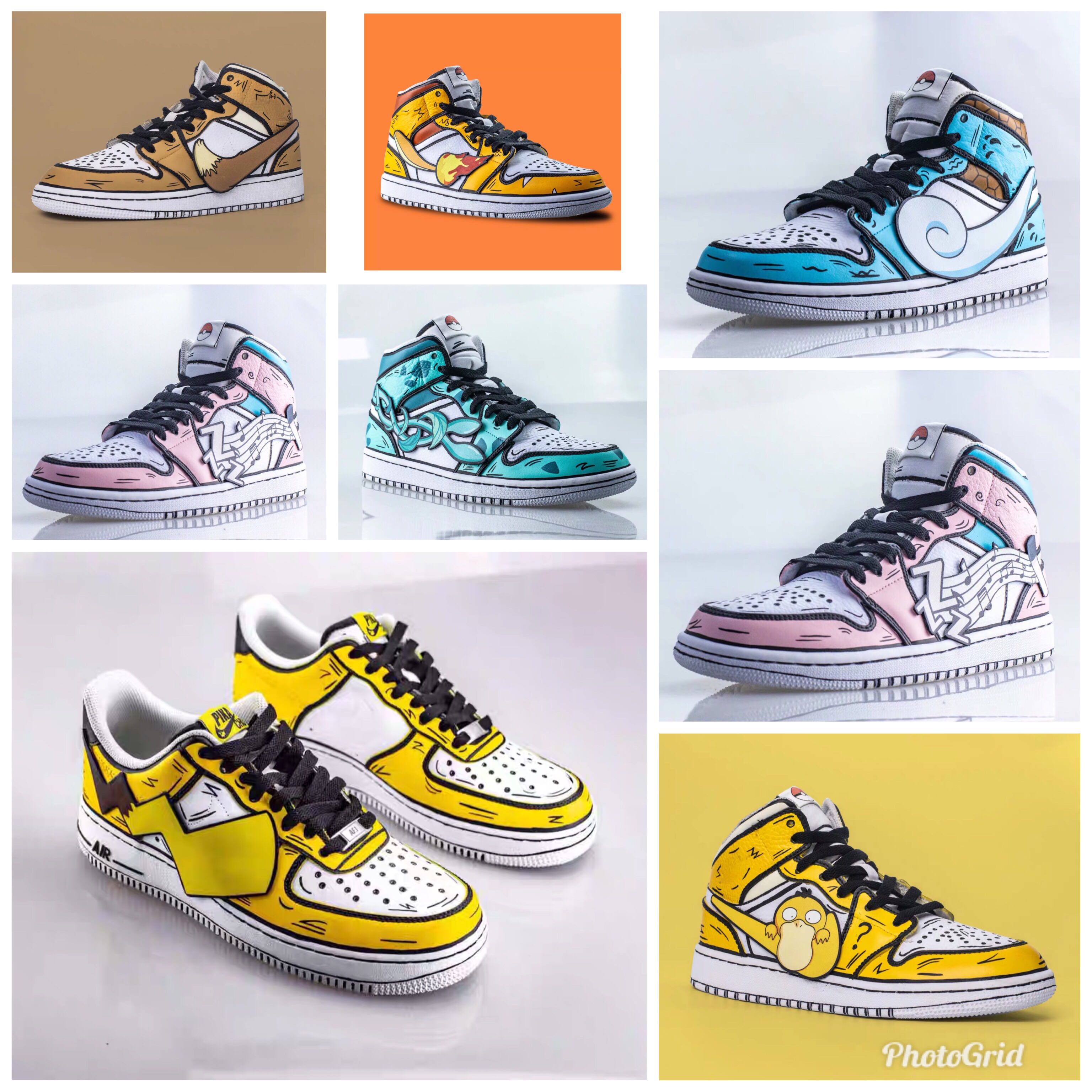 Customs Ori Nike Air Jordan 1 X Pikachu 