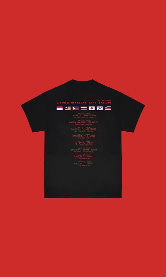 Daniel Caesar CASE STUDY 01 Tour Shirt (Black)