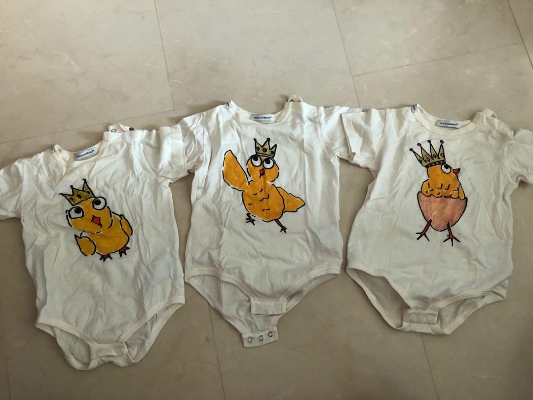 dolce and gabbana baby romper