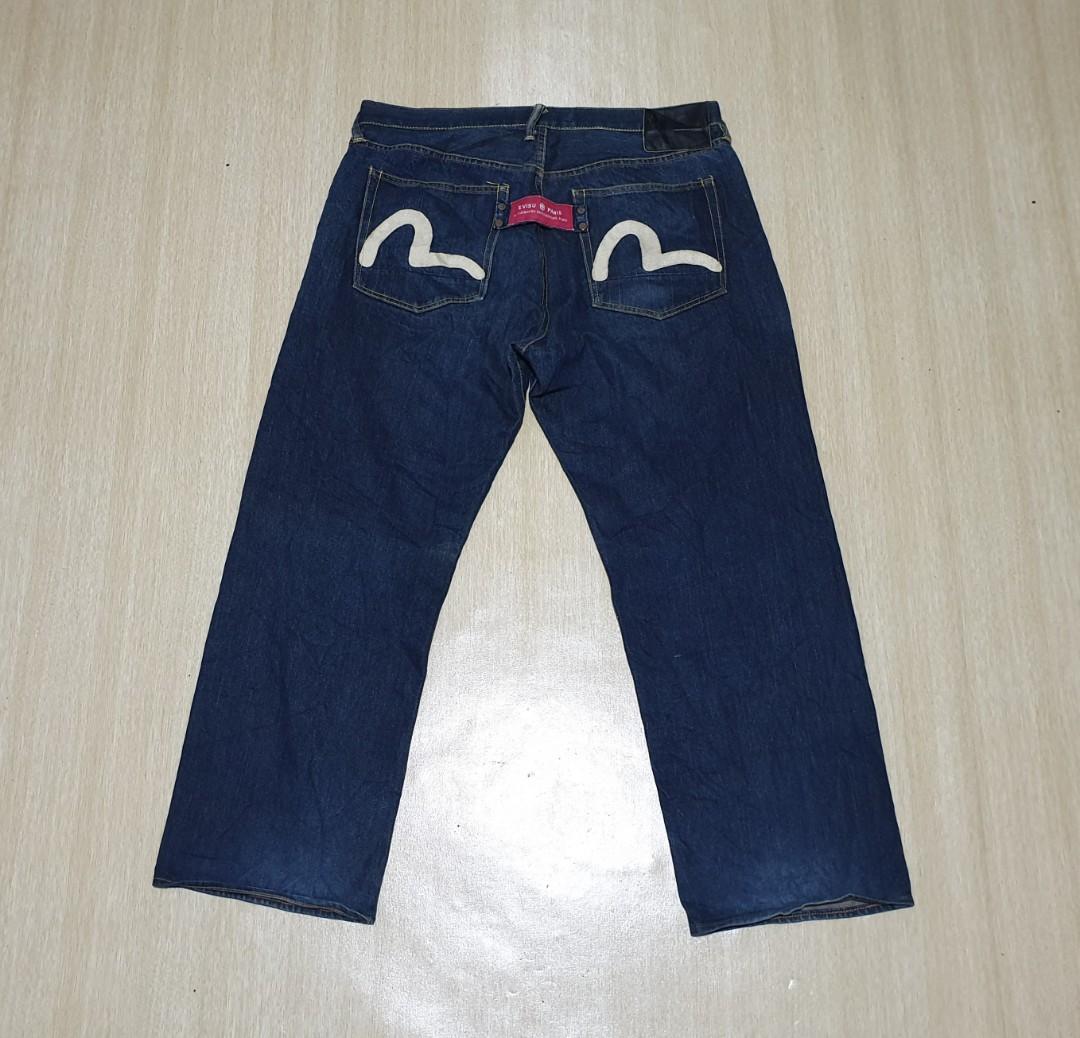 EVISU PARIS × CALVIN LEONG, Men's Fashion, Bottoms, Jeans on Carousell